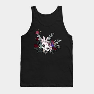 Floral Skull Tank Top